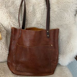Portland leather tote